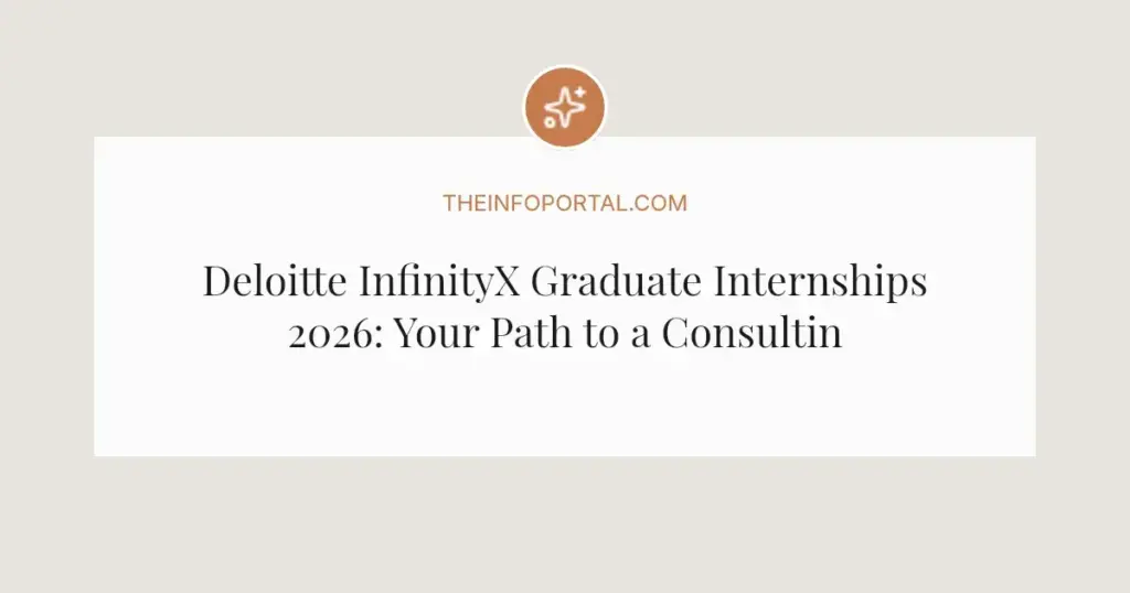 Deloitte InfinityX Graduate Internships 2026: Your Path to a Consulting Career