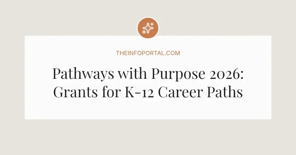 Pathways with Purpose 2026: Grants for K-12 Career Paths