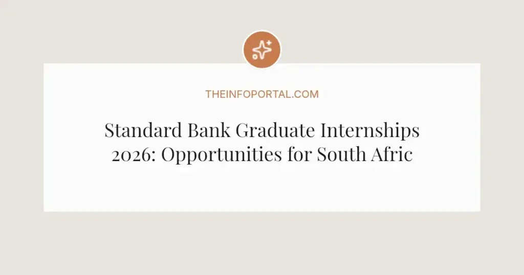 Standard Bank Graduate Internships 2026: Opportunities for South African Youth