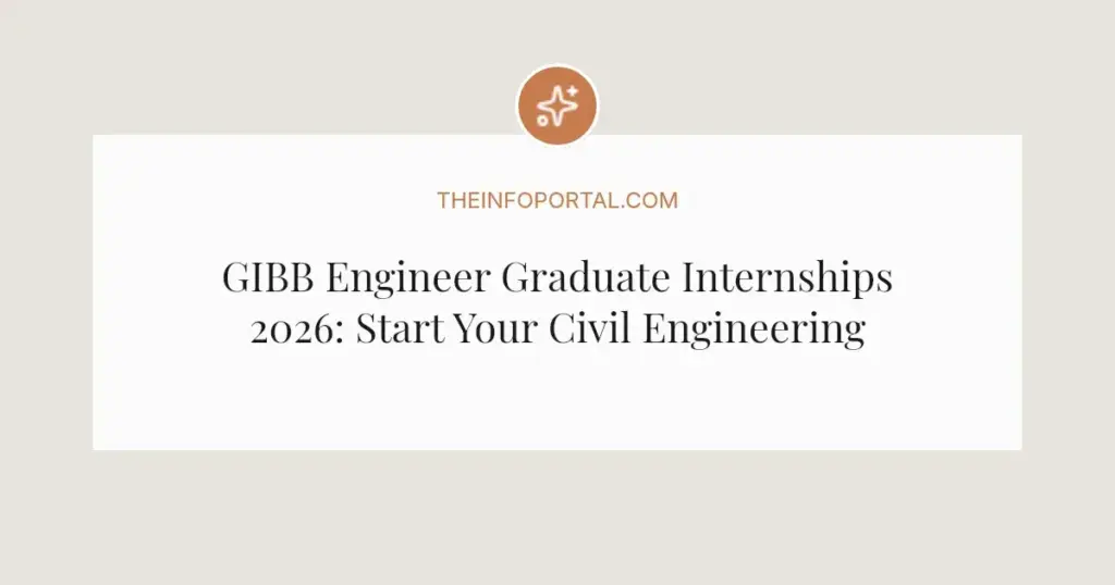 GIBB Engineer Graduate Internships 2026: Start Your Civil Engineering Career