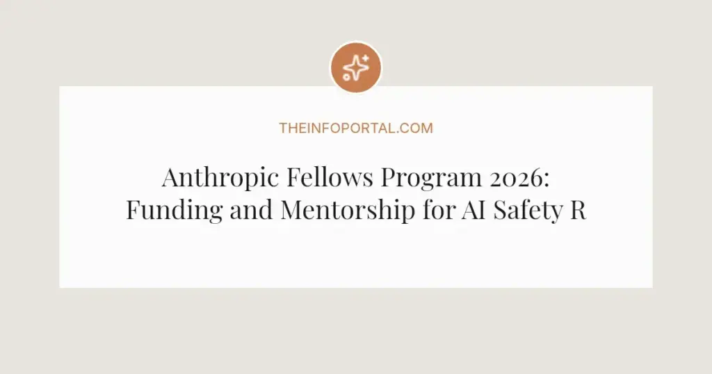 Anthropic Fellows Program 2026: Funding and Mentorship for AI Safety Research