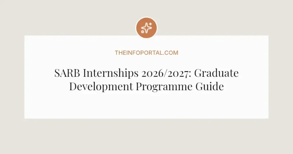 SARB Internships 2026/2027: Graduate Development Programme Guide