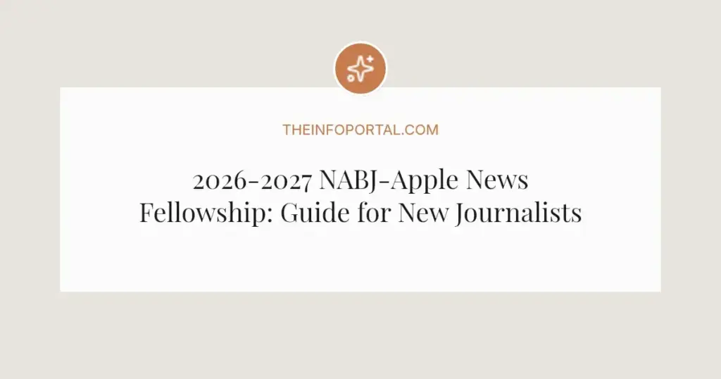 2026-2027 NABJ-Apple News Fellowship: Guide for New Journalists