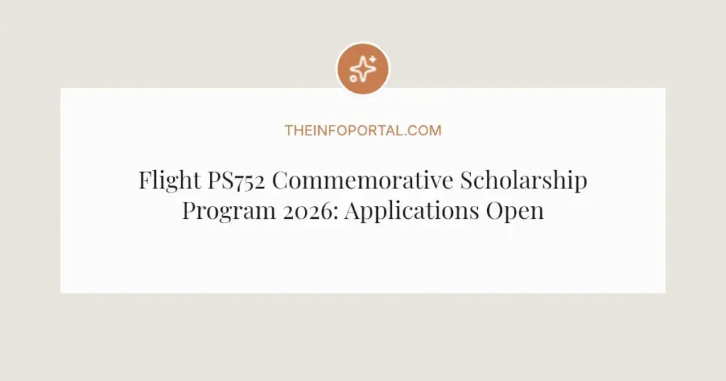 Flight PS752 Commemorative Scholarship Program 2026: Applications Open