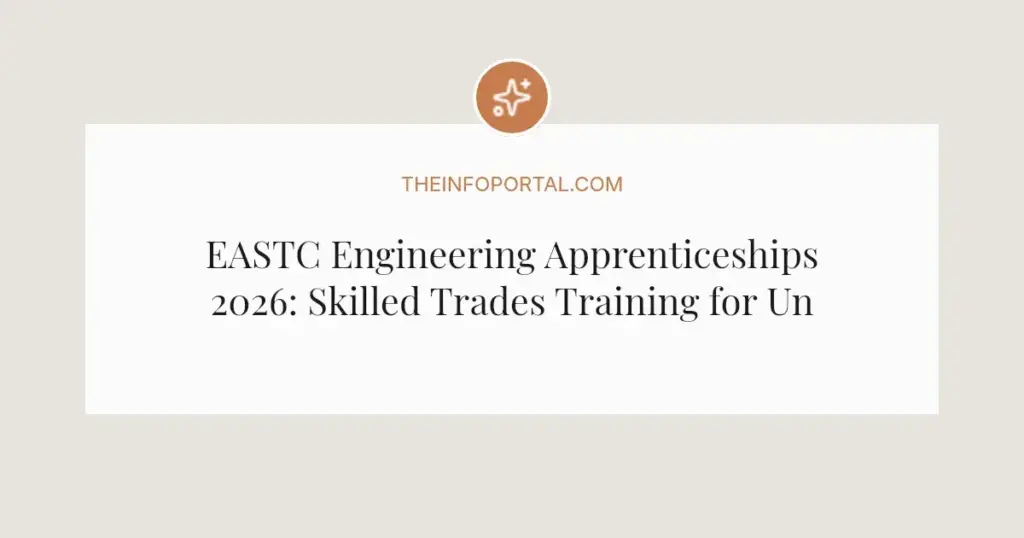 EASTC Engineering Apprenticeships 2026: Skilled Trades Training for Unemployed Youth