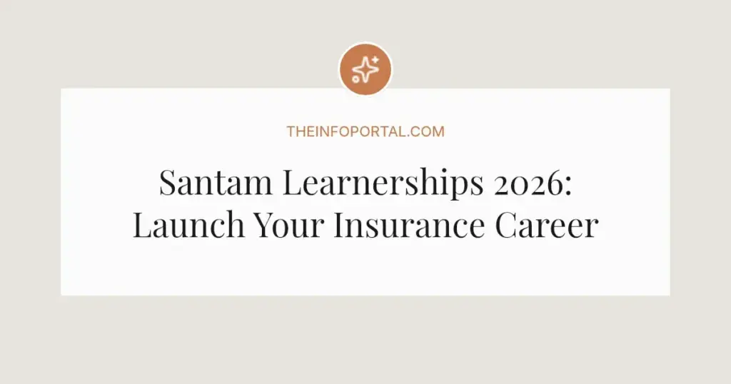 Santam Learnerships 2026: Launch Your Insurance Career