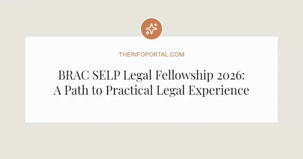 BRAC SELP Legal Fellowship 2026: A Path to Practical Legal Experience