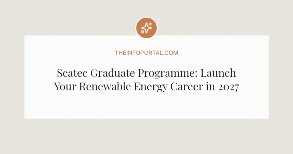 Scatec Graduate Programme: Launch Your Renewable Energy Career in 2027