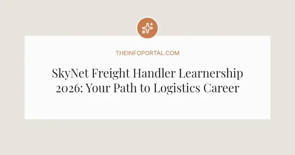 SkyNet Freight Handler Learnership 2026: Your Path to Logistics Careers