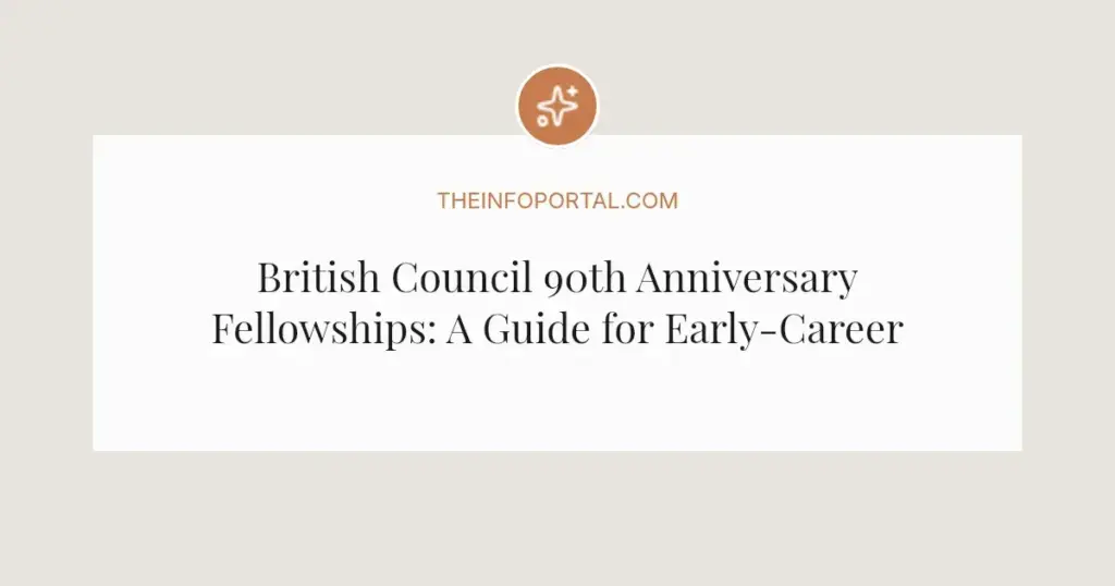 British Council 90th Anniversary Fellowships: A Guide for Early-Career Researchers 2027