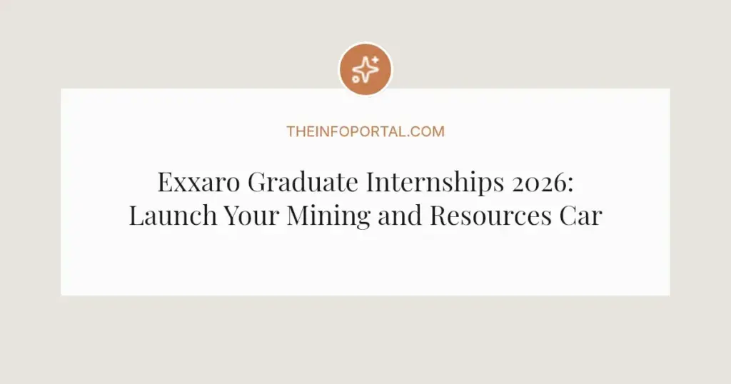 Exxaro Graduate Internships 2026: Launch Your Mining and Resources Career