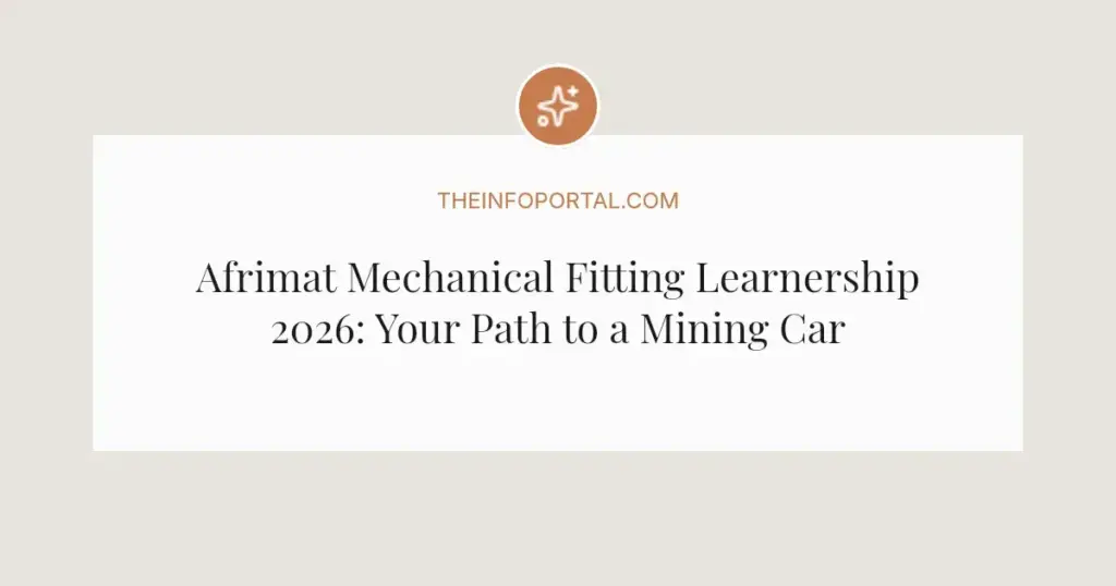 Afrimat Mechanical Fitting Learnership 2026: Your Path to a Mining Career