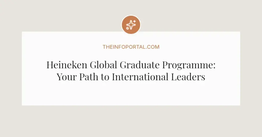 Heineken Global Graduate Programme: Your Path to International Leadership