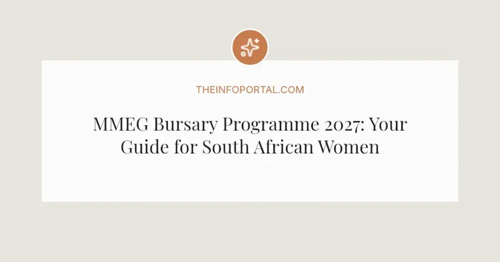 MMEG Bursary Programme 2027: Your Guide for South African Women