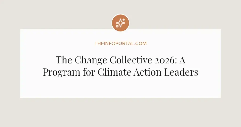 The Change Collective 2026: A Program for Climate Action Leaders