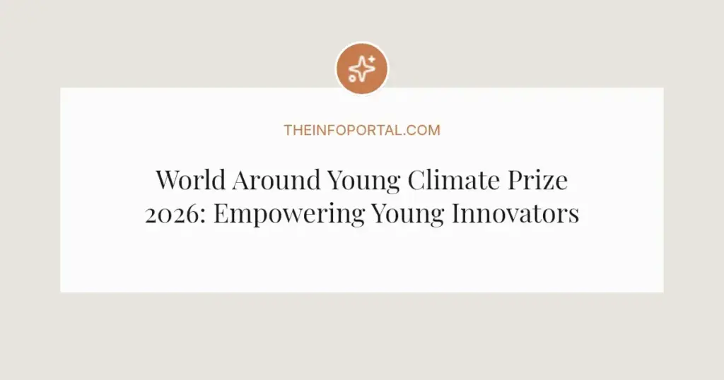 World Around Young Climate Prize 2026: Empowering Young Innovators