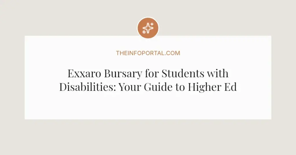 Exxaro Bursary for Students with Disabilities: Your Guide to Higher Education Support