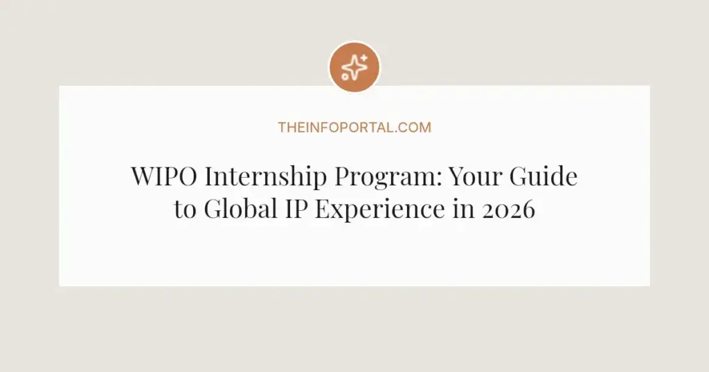 WIPO Internship Program: Your Guide to Global IP Experience in 2026