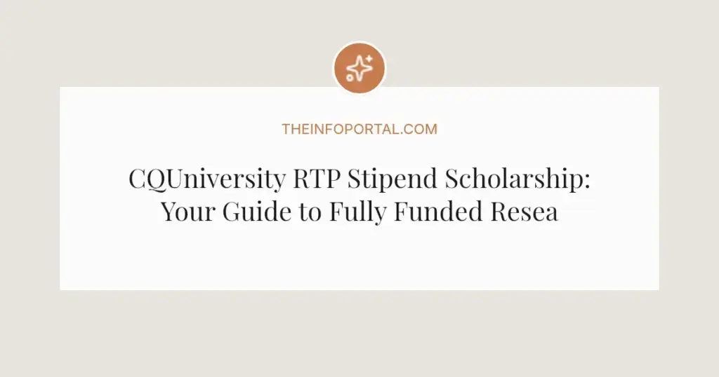 CQUniversity RTP Stipend Scholarship: Your Guide to Fully Funded Research in Australia 2026