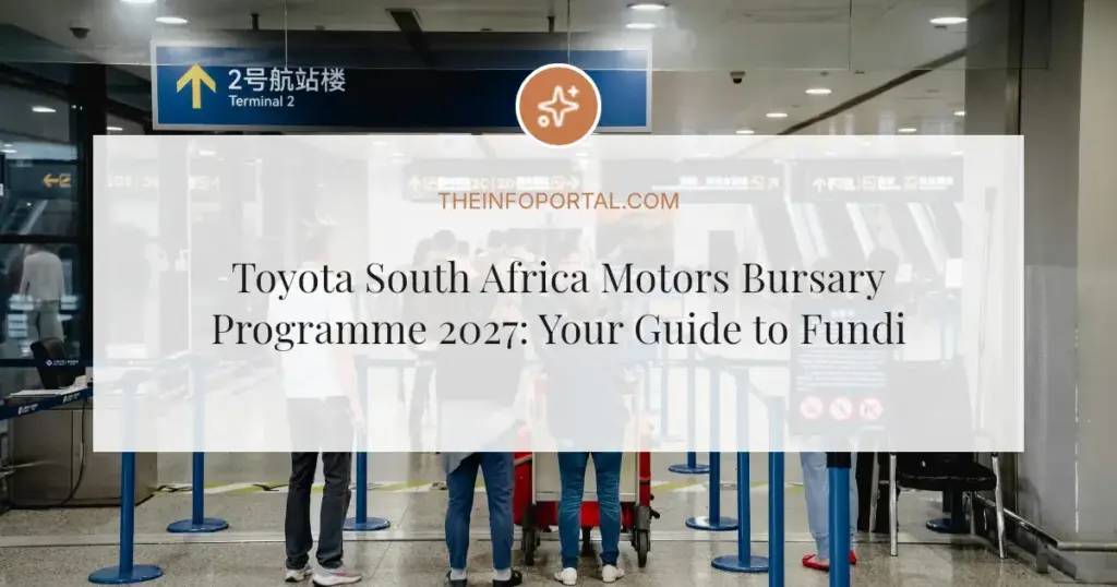 Toyota South Africa Motors Bursary Programme 2027: Your Guide to Funding Your Future