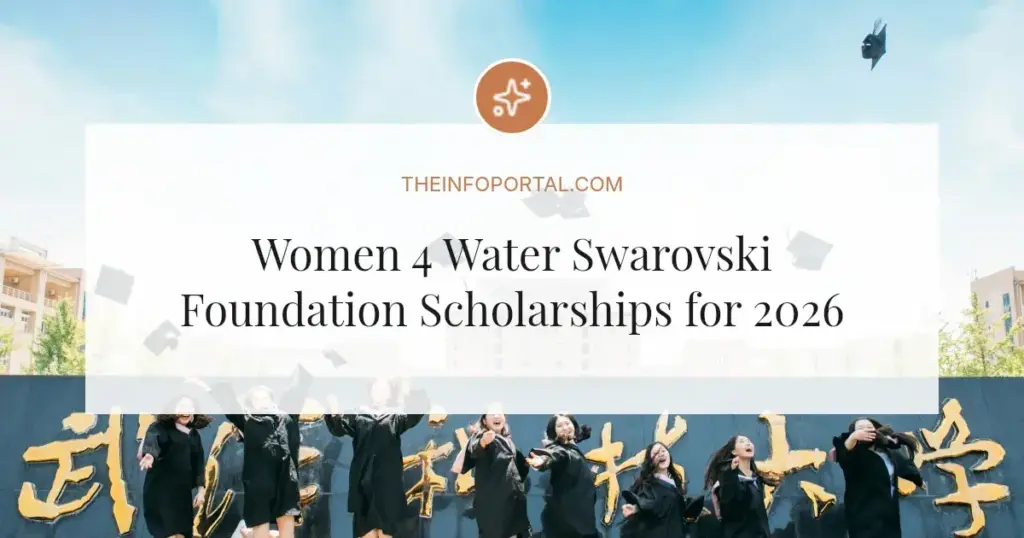 Women 4 Water Swarovski Foundation Scholarships for 2026