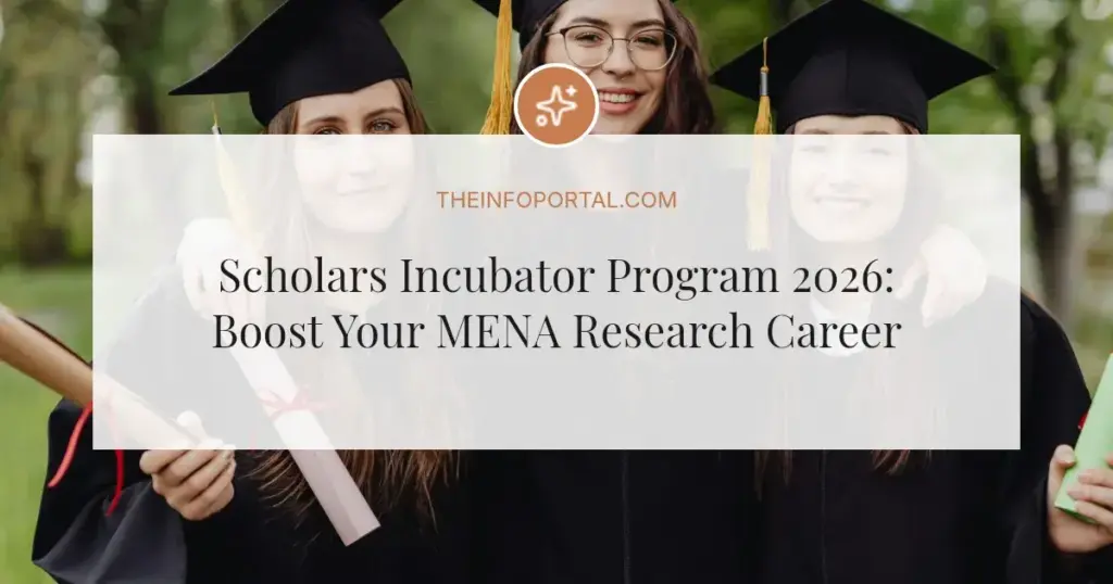 Scholars Incubator Program 2026: Boost Your MENA Research Career