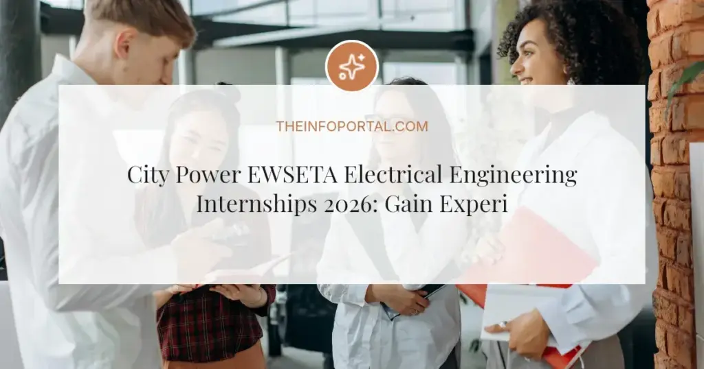 City Power EWSETA Electrical Engineering Internships 2026: Gain Experience in Johannesburg