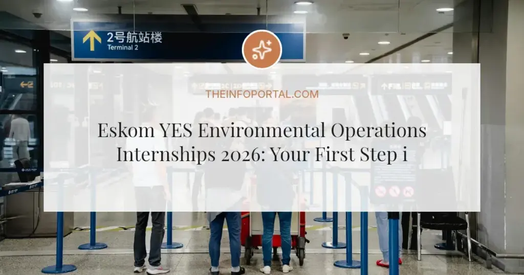 Eskom YES Environmental Operations Internships 2026: Your First Step in Energy